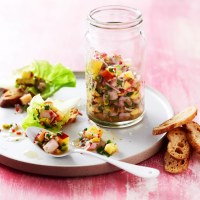 White Fish and Nectarine Ceviche